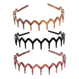 Maxbell 3Pcs Headband Travel Multifunctional Professional Hair Holder