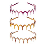 Maxbell 3Pcs Headband Travel Multifunctional Professional Hair Holder