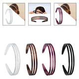 Maxbell Ladies Women Triple Row Headband for Make up, Sports Accessories PC Material Transparent