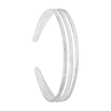Maxbell Ladies Women Triple Row Headband for Make up, Sports Accessories PC Material Transparent