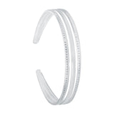 Maxbell Ladies Women Triple Row Headband for Make up, Sports Accessories PC Material Transparent