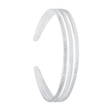 Maxbell Ladies Women Triple Row Headband for Make up, Sports Accessories PC Material Transparent
