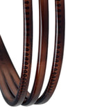 Maxbell Ladies Women Triple Row Headband for Make up, Sports Accessories PC Material Brown