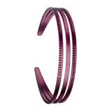 Maxbell Ladies Women Triple Row Headband for Make up, Sports Accessories PC Material Red