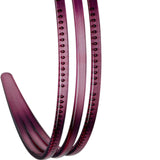 Maxbell Ladies Women Triple Row Headband for Make up, Sports Accessories PC Material Red