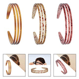 Maxbell Woman Headband with Three Row Lightweight for Reading and Writing Hair Clips Dark Brown