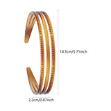 Maxbell Woman Headband with Three Row Lightweight for Reading and Writing Hair Clips Dark Brown