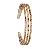 Maxbell Woman Headband with Three Row Lightweight for Reading and Writing Hair Clips Light Brown