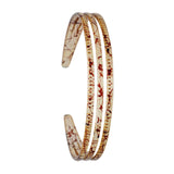 Maxbell Woman Headband with Three Row Lightweight for Reading and Writing Hair Clips Light Brown