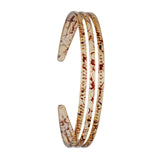 Maxbell Woman Headband with Three Row Lightweight for Reading and Writing Hair Clips Light Brown