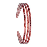 Maxbell Woman Headband with Three Row Lightweight for Reading and Writing Hair Clips Red