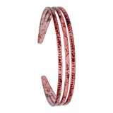 Maxbell Woman Headband with Three Row Lightweight for Reading and Writing Hair Clips Red