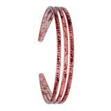 Maxbell Woman Headband with Three Row Lightweight for Reading and Writing Hair Clips Red