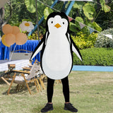 Maxbell Cosplay Outfit Pretend Play Prop Soft Family Friends Clothes Penguin Costume 109cmx118cm Adults