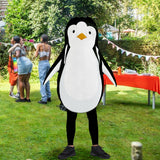 Maxbell Cosplay Outfit Pretend Play Prop Soft Family Friends Clothes Penguin Costume 109cmx118cm Adults