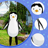 Maxbell Cosplay Outfit Pretend Play Prop Soft Family Friends Clothes Penguin Costume 109cmx118cm Adults