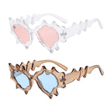 Maxbell Party Sunglasses for Women Funny for Beach Party Costume Decoration Holidays Pink