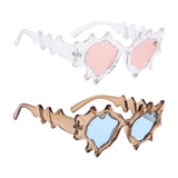 Maxbell Party Sunglasses for Women Funny for Beach Party Costume Decoration Holidays Pink