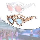 Maxbell Party Sunglasses for Women Funny for Beach Party Costume Decoration Holidays Pink