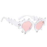 Maxbell Party Sunglasses for Women Funny for Beach Party Costume Decoration Holidays Pink