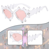 Maxbell Party Sunglasses for Women Funny for Beach Party Costume Decoration Holidays Pink