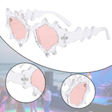 Maxbell Party Sunglasses for Women Funny for Beach Party Costume Decoration Holidays Pink