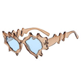 Maxbell Party Sunglasses for Women Funny for Beach Party Costume Decoration Holidays Blue