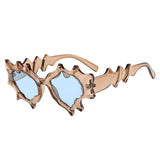 Maxbell Party Sunglasses for Women Funny for Beach Party Costume Decoration Holidays Blue
