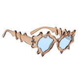 Maxbell Party Sunglasses for Women Funny for Beach Party Costume Decoration Holidays Blue