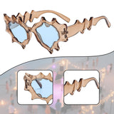 Maxbell Party Sunglasses for Women Funny for Beach Party Costume Decoration Holidays Blue