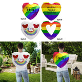Maxbell Rainbow Heart Costume Role Play Prop Reusable Gift Decorative Cosplay Outfit Style A