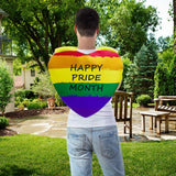 Maxbell Rainbow Heart Costume Role Play Prop Reusable Gift Decorative Cosplay Outfit Style B