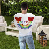 Maxbell Rainbow Heart Costume Role Play Prop Reusable Gift Decorative Cosplay Outfit Style C