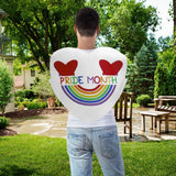 Maxbell Rainbow Heart Costume Role Play Prop Reusable Gift Decorative Cosplay Outfit Style C