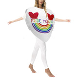 Maxbell Rainbow Heart Costume Role Play Prop Reusable Gift Decorative Cosplay Outfit Style C