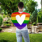 Maxbell Rainbow Heart Costume Role Play Prop Reusable Gift Decorative Cosplay Outfit Style D