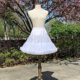 Maxbell Petticoat Elastic Waistband Half Slip Tutu for Dress Wedding Cosplay Costume