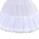 Maxbell Petticoat Elastic Waistband Half Slip Tutu for Dress Wedding Cosplay Costume