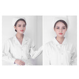 Maxbell Nurse Hat Stage Outfit Nursing School Graduation Party Versatile Working Cap White