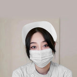 Maxbell Nurse Hat Stage Outfit Nursing School Graduation Party Versatile Working Cap White