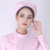 Maxbell Nurse Hat Stage Outfit Nursing School Graduation Party Versatile Working Cap Pink