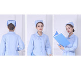 Maxbell Nurse Hat Stage Outfit Nursing School Graduation Party Versatile Working Cap Blue