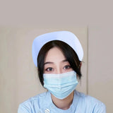 Maxbell Nurse Hat Stage Outfit Nursing School Graduation Party Versatile Working Cap Blue