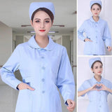 Maxbell Nurse Hat Stage Outfit Nursing School Graduation Party Versatile Working Cap Blue