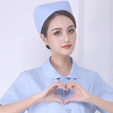 Maxbell Nurse Hat Stage Outfit Nursing School Graduation Party Versatile Working Cap Blue