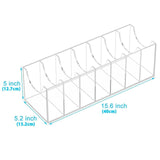 Maxbell Belt Organizer Home Transparent Storage Holder for Bow Tie Jewelry Underwear