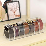 Maxbell Belt Organizer Home Transparent Storage Holder for Bow Tie Jewelry Underwear