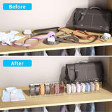 Maxbell Belt Organizer Home Transparent Storage Holder for Bow Tie Jewelry Underwear