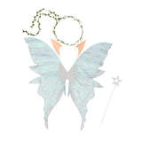 Maxbell Fairy Wings Cute Halloween Costume Accessories Decor Comfortable Fancy Dress White