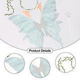Maxbell Fairy Wings Cute Halloween Costume Accessories Decor Comfortable Fancy Dress White